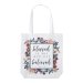Blessed is She Who Has Believed Tote Bag with Inside Pocket