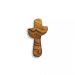 Olivewood Holding Cross, Pocket Sized