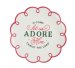 Plate-Let Us Adore Him-Scalloped Edge (9" Dia)