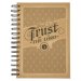 Journal Spiral Brown Trust in the Lord Prov. 3:5