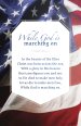 Patriotic Bulletin: God Is Marching On (Package of 100)
