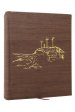 NKJV, Journal the Word Bible, Large Print: Reflect, Journal or Create Art Next to Your Favorite Verses (Brown Leathersoft over Board, Red Letter)