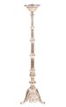Nickel Plated Altar Candle Stand H 110 cm