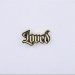 Lapel Pin Loved Gold Pack of 3