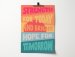 'Strength for today' Poster