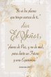 Spanish Plaque-I Know The Plans... (Yo Se Los Planes)  (Jer. 29:11) (4 x 6)