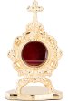 Gold Plated Reliquary H 10 cm
