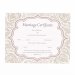 Certificate Of Marriage Vintage Pack of 6
