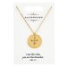 Necklace-Circle-I Am The Vine...-Gold Plated (John 15:5) (15" w/ 2" Extender)