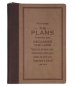 The Plans Cocoa Brown and Taupe Faux Leather Executive Padfolio - Jeremiah 29:11