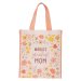 Tote Floral Print World's Greatest Mom