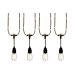 20 LED Connectable Festoon Lights with Warm White Lit Wire