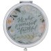 He Who Promised Silver Metal Compact Mirror - Hebrews 10:23