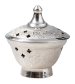 Nickel Plated Incense Bowl D 10 cm