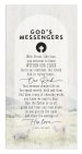 Plaque-Black Wood Emblem-God's Messengers (6.75 x 13.625)