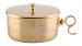 Golden Plated Ciborium D 13 cm H 6.5 cm