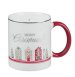 Candle in Mug Home Ceramic for Christmas