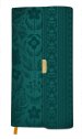 KJV Compact Bible [Dark Teal Florals with Clasp]