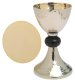 Nickel Plated Chalice with Gold Plated Inside H 20 cm