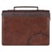 Crown of Thorns Brown Faux Leather Classic Bible Cover - Isaiah 53:3