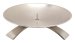 Nickel Plated Candlestand with Small Thorn D 11.5 cm