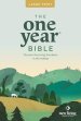 NLT One Year Large Print Bible: Paperback