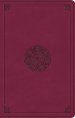 ESV Premium Gift Bible (TruTone, Raspberry, Emblem Design)
