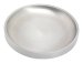Matt Aluminium Candlestick Plate D 10 cm