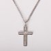 24" Cross Necklace with Dove Cutout
