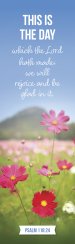Inspirational Bookmark: The Day (Package of 25)