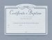 Certificate of Baptism - Flat  (Package of 6)
