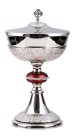 Ciborium with Gold Plated Inside H 27 cm
