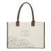 Tote Canvas Cream Strong & Courageous Josh. 1:9