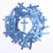 Blank Blue Pocket Cross - Pack of 200