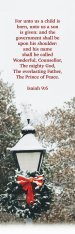 Christmas Bookmark: His Name (Package of 25)