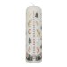 20cm Winter Wildlife Pillar Advent Candle - Single