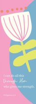 I Can Do All This Bookmark - Pack of 12