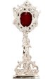 Nickel Plated Reliquary H 22 cm