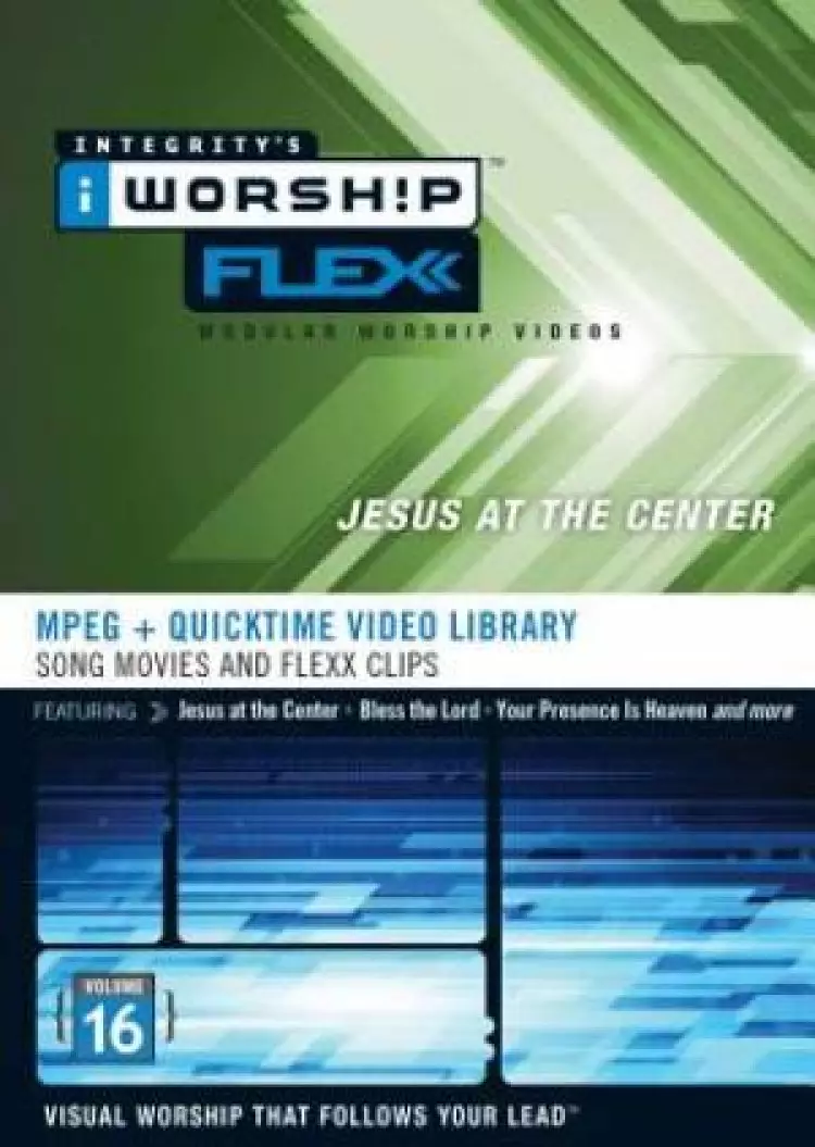 iWorship Flexx 16 DVD-ROM - Jesus at the Center