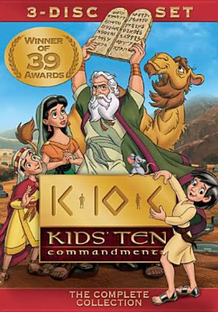 DVD-Kids' Ten Commandments (3 Disc Set)