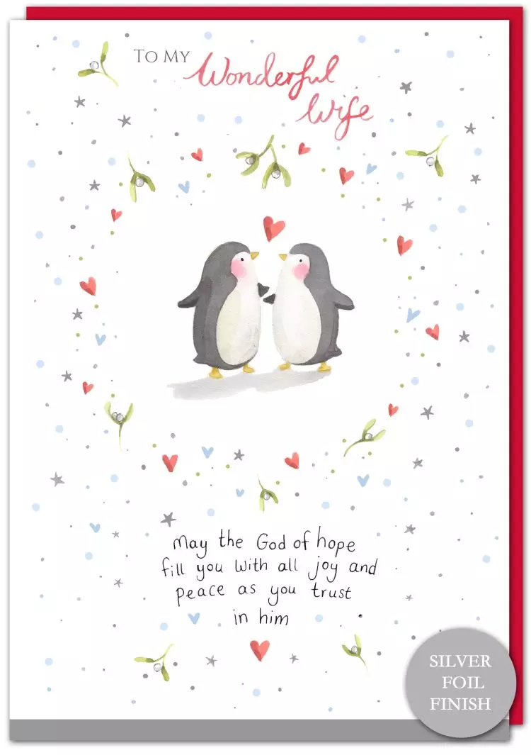 To My Wife Christian Christmas Card