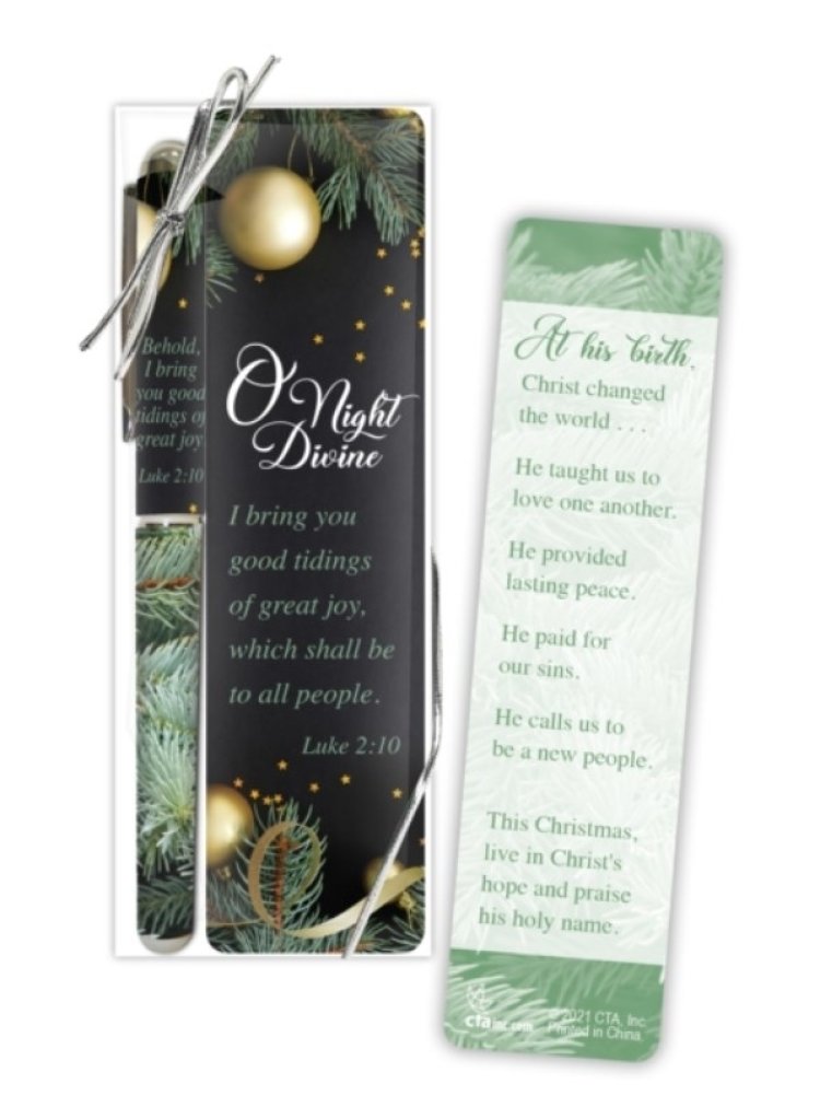 Gift Set-O Night Divine Pen & Bookmark