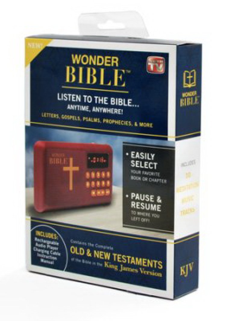 KJV Wonder Bible Audio Player Free Delivery at Eden.co.uk