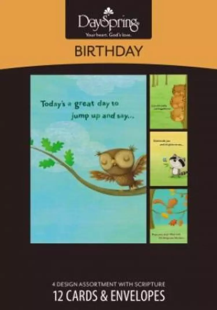 BOXED CARD BD HAPPY CRITTERS