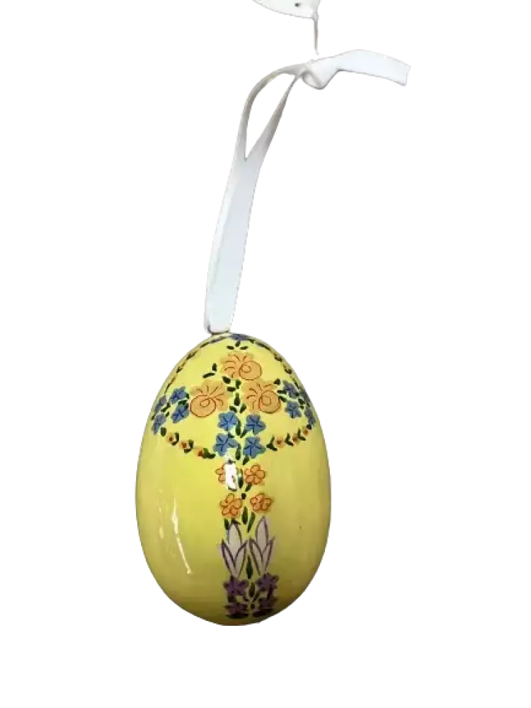 Large Hanging Egg - Yellow
