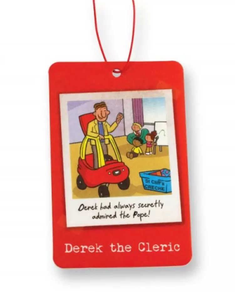 Derek the Cleric Car Air Freshener