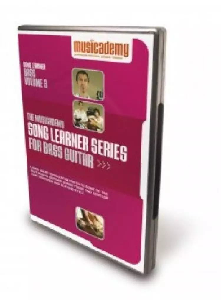Musicademy Song Learner Bass Volume 3 DVD
