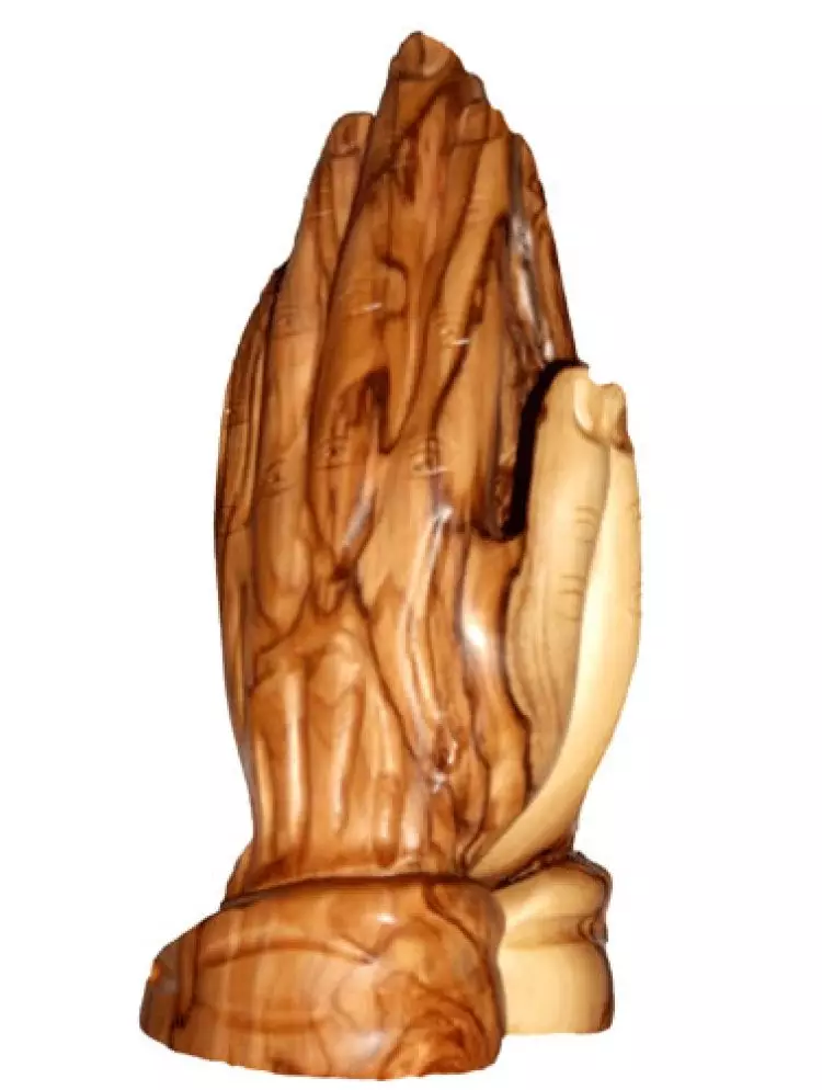 Holy Land Olive Wood Praying Hands - Large