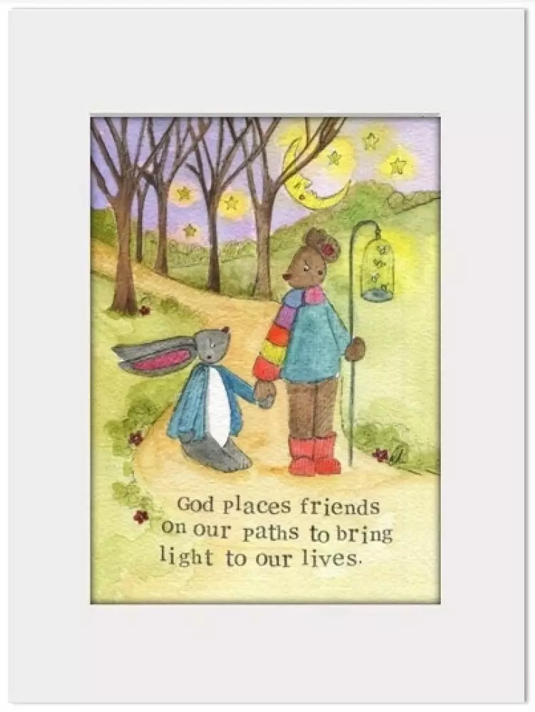 Friendship Print A Light To Our Lives Single print