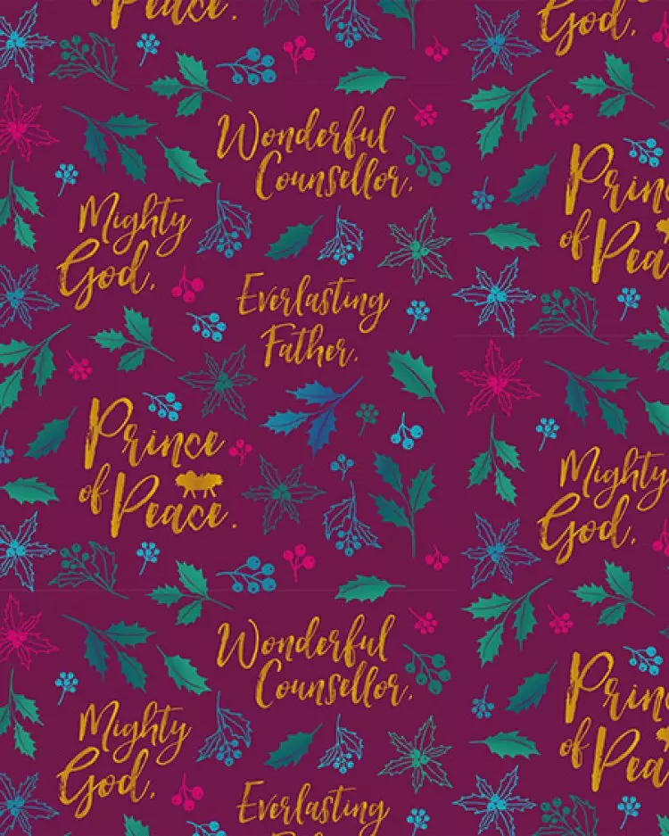 Gift Wrap Pack & Tags: Prince Of Peace